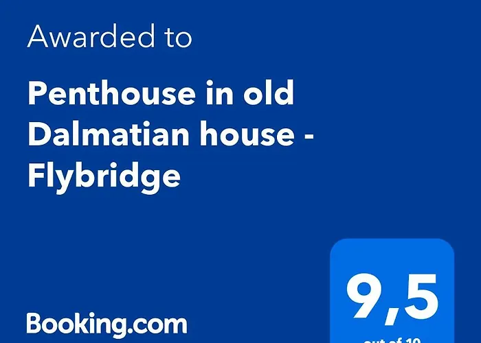 Penthouse In Old Dalmatian House - Flybridge